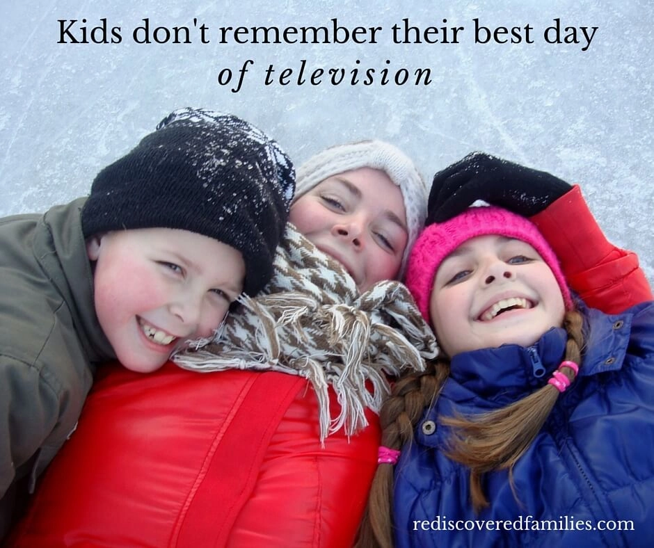 Quote- kids don't remember their best day of television