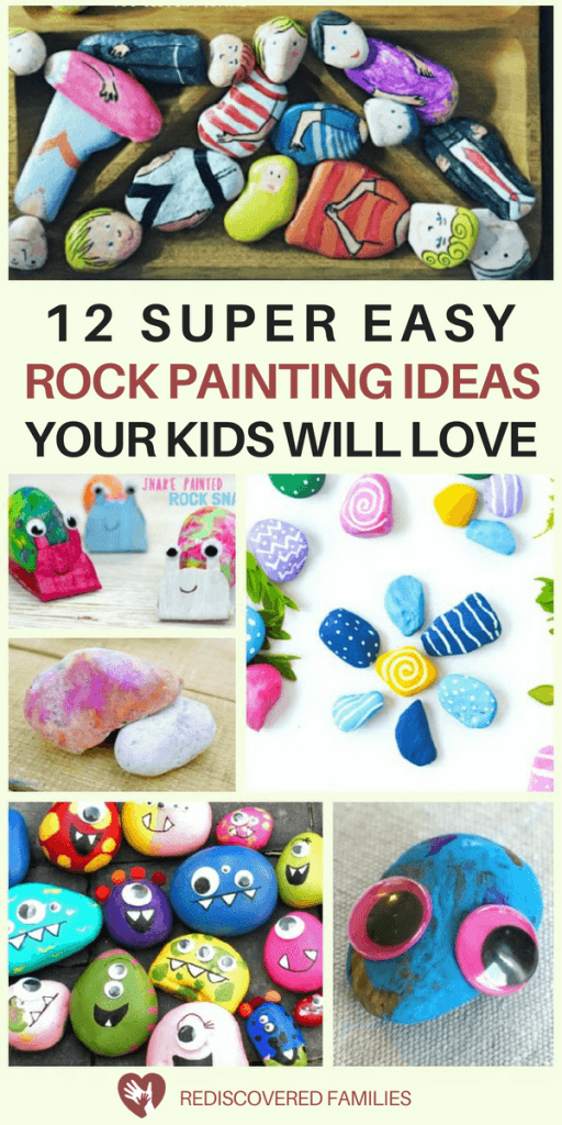 12 Easy Painting Rocks Ideas Your Kids Will Really Love