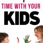 mom sending time with son