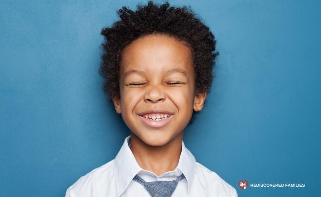 child laughing
