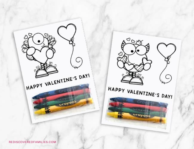 Free Printable Valentines For Kids to Make | Rediscovered Families