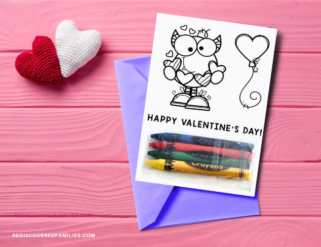 Free Printable Valentines For Kids to Make | Rediscovered Families