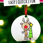 Free Printable Christmas Ornaments for Kids to Decorate | Rediscovered