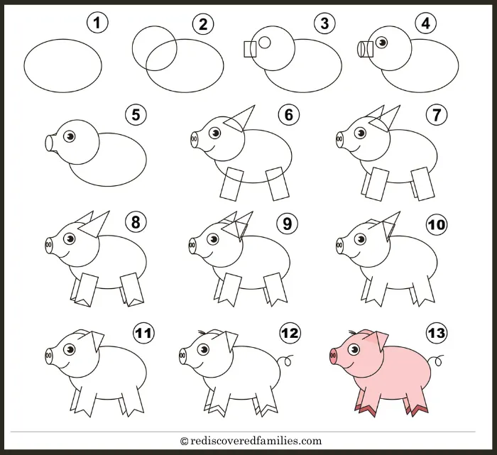 How To Draw Animals for Kids: Learn To Draw Cute Animals Step-by