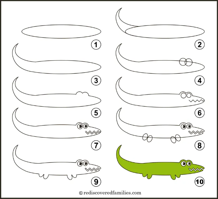 Easy Animals To Draw For Kids Rediscovered Families