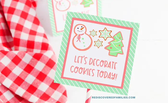 Elf on the Shelf Baking Cookies Printable | Rediscovered Families