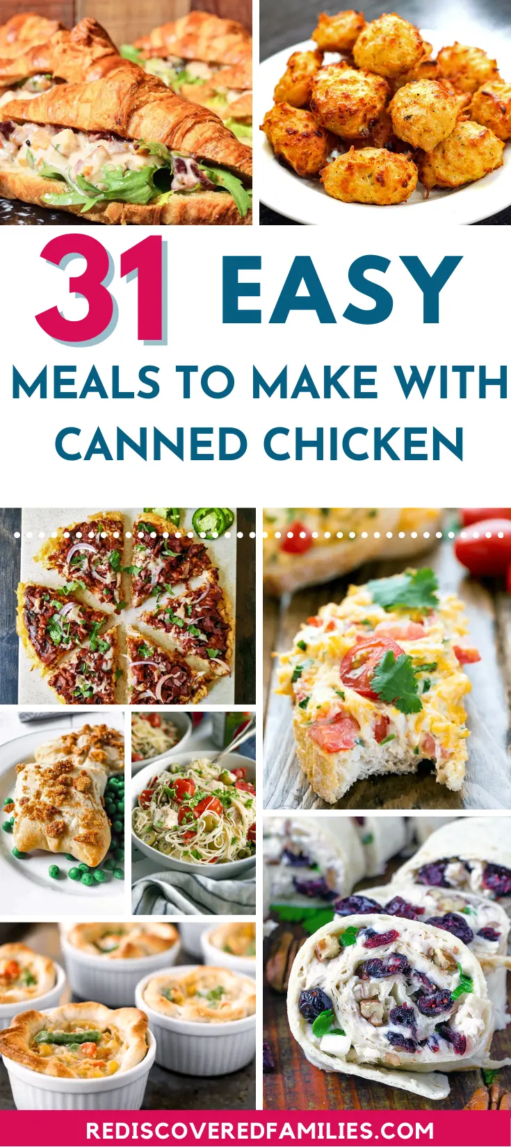 30 Easy Canned Chicken Recipes | Rediscovered Families