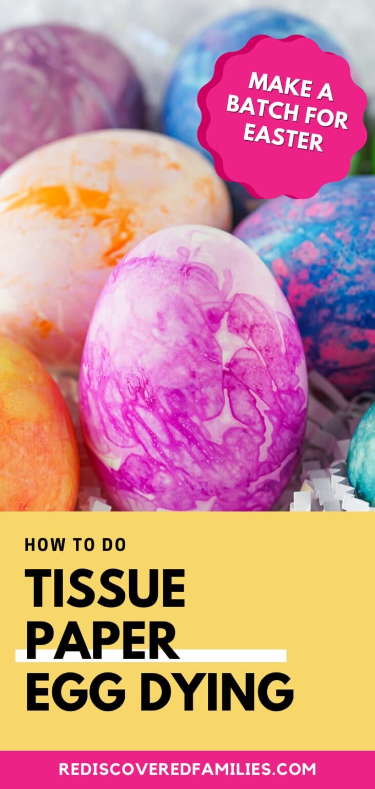 Tissue Paper Easter Eggs Coloring Eggs Without The Mess