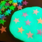 glowing slime with glow in the dark stars