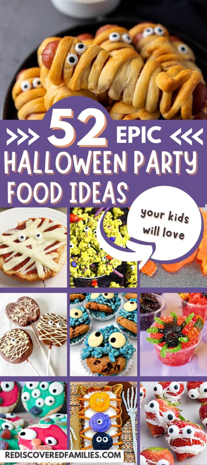 Top 52 Halloween Party Food For Kids | Rediscovered Families